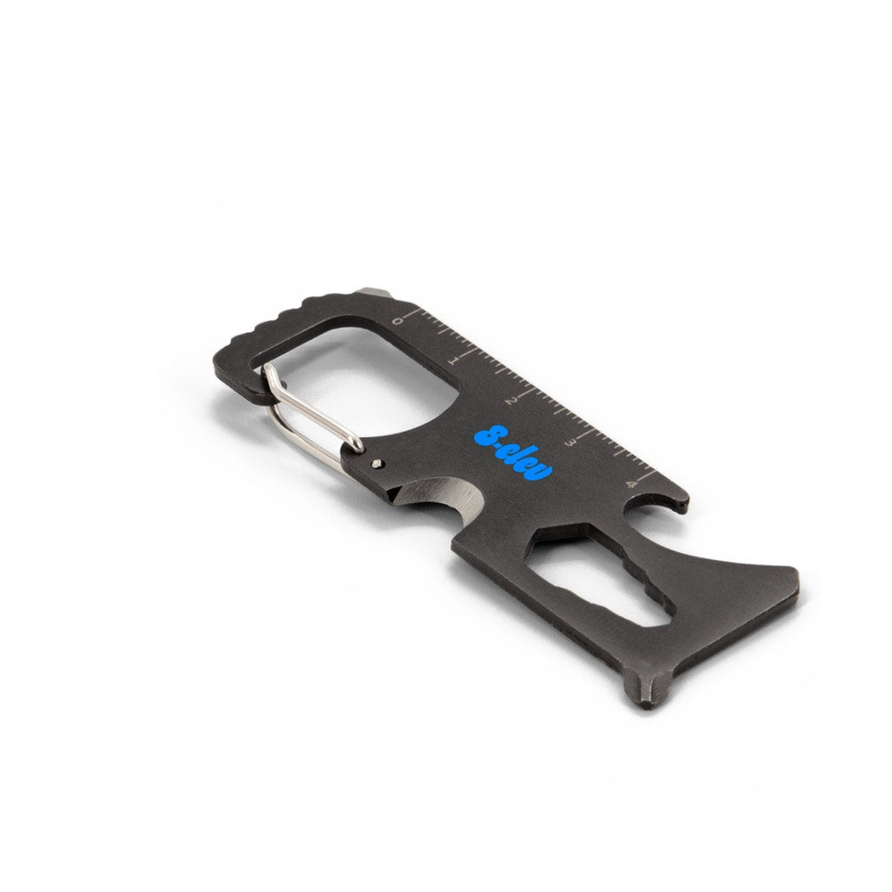 SCREWY promotional multi-tool (complete set view) with custom logo branding
