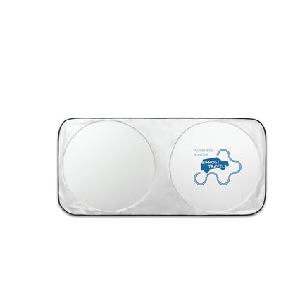 CLYDE promotional event giveaway (complete set view) with custom logo branding
