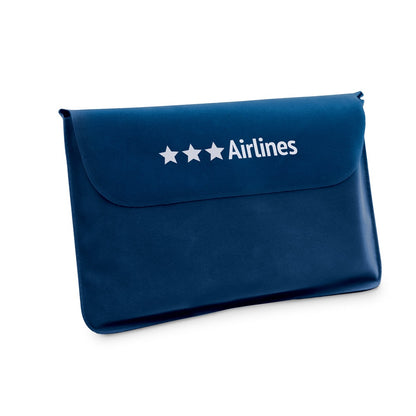 STRADA promotional travel accessory in blue with custom logo branding