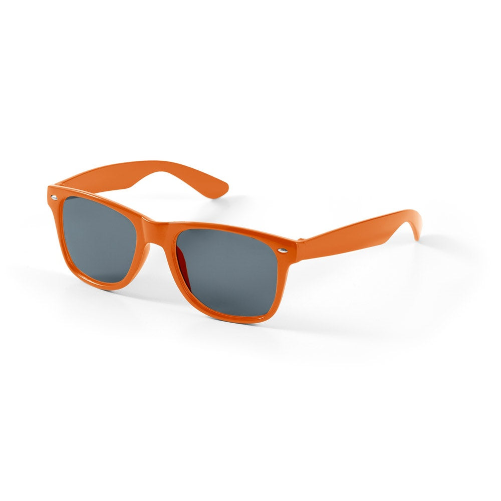 CELEBES promotional event giveaway in orange with custom logo branding