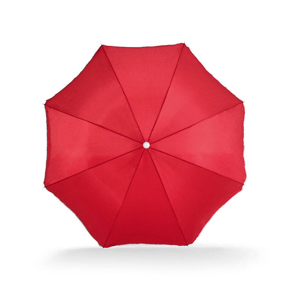 PARANA promotional travel accessory in red (detail view) with custom logo branding