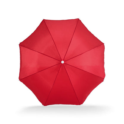 PARANA promotional travel accessory in red (detail view) with custom logo branding
