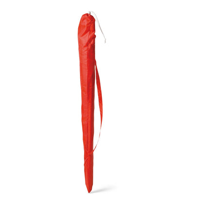 DERING promotional travel accessory in red with custom logo branding
