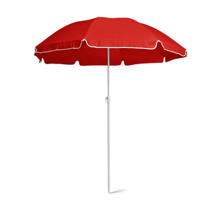 DERING promotional travel accessory in red with custom logo branding
