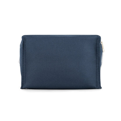 JEDDAH promotional cooler bag in blue (detail view) with custom logo branding