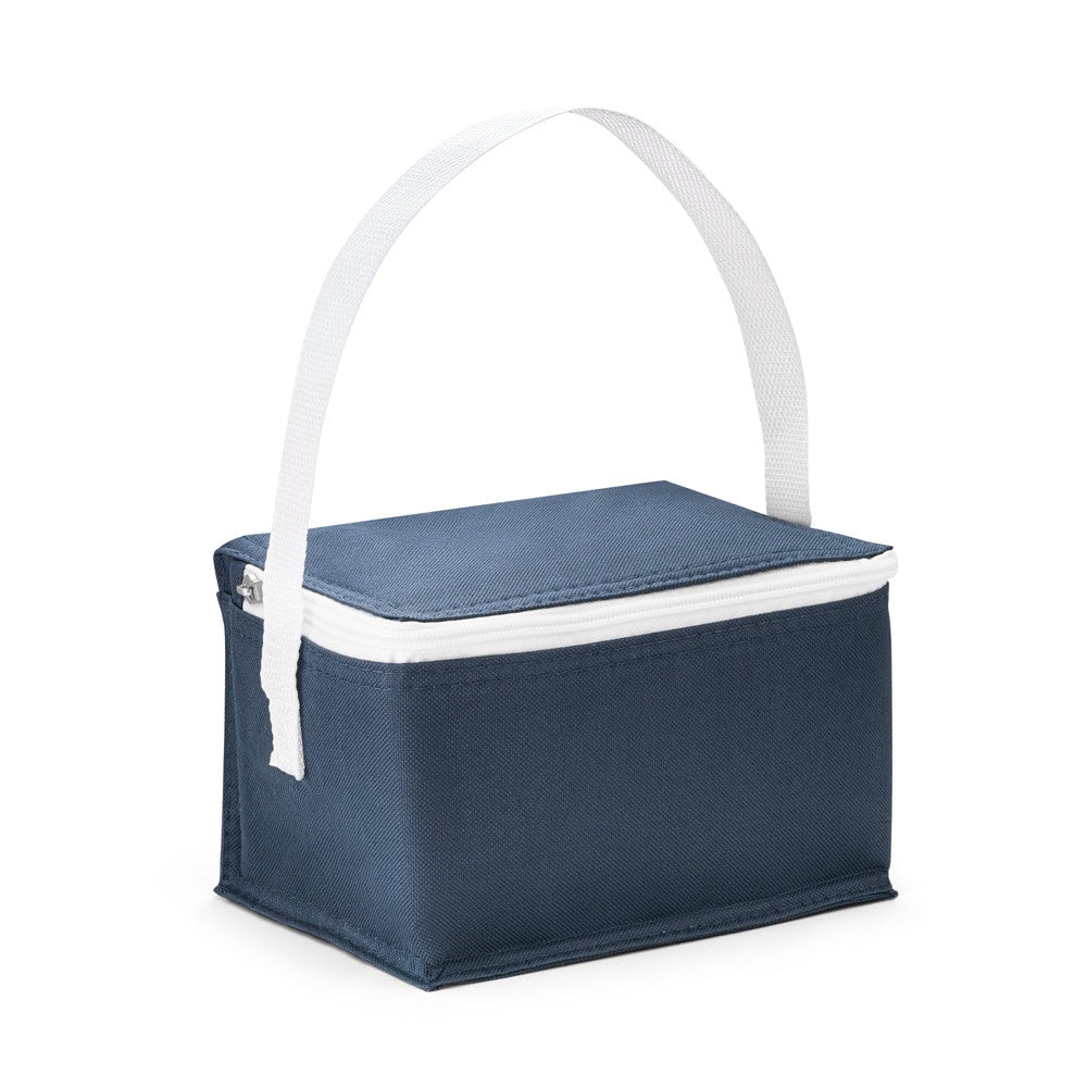 JEDDAH promotional cooler bag in blue with custom logo branding