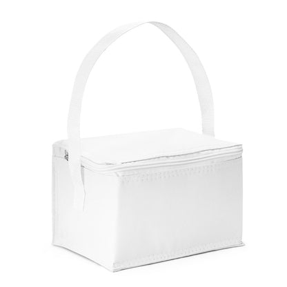 JEDDAH promotional cooler bag in white with custom logo branding