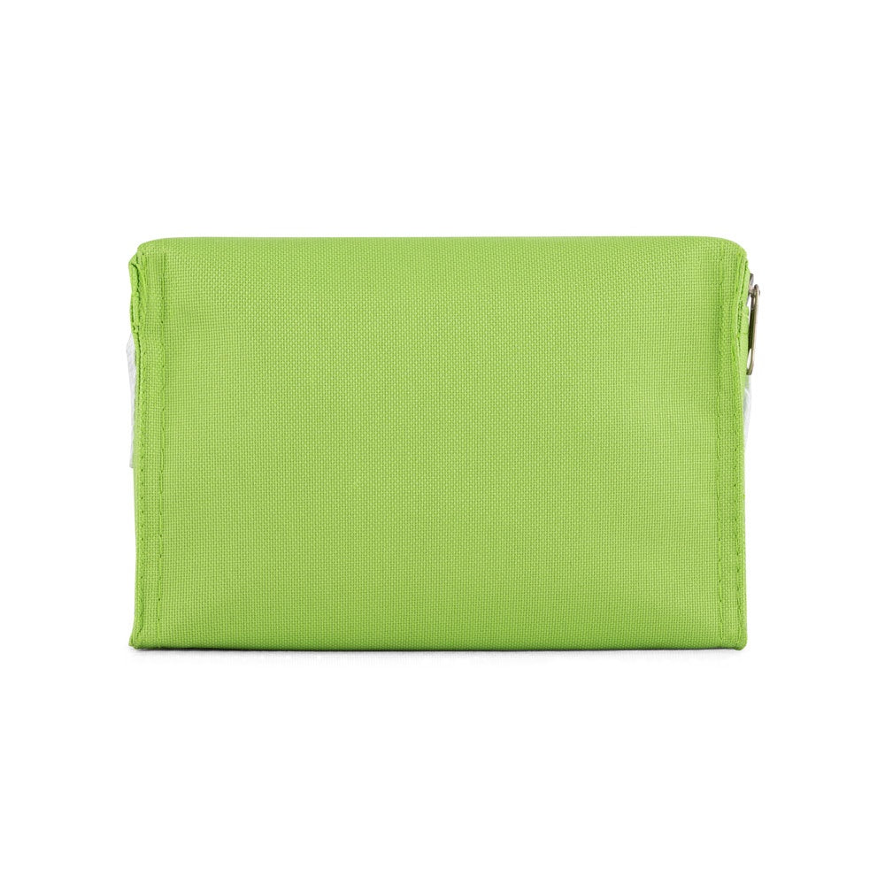 JEDDAH promotional cooler bag in light green (detail view) with custom logo branding