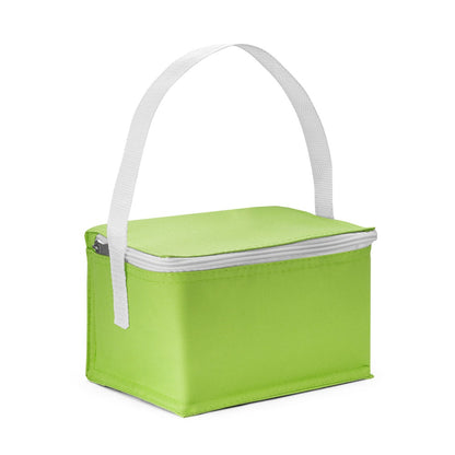 JEDDAH promotional cooler bag in light green with custom logo branding