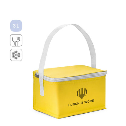 JEDDAH promotional cooler bag (complete set view) with custom logo branding