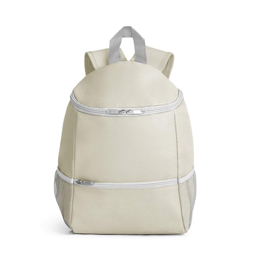 JAIPUR promotional cooler bag in light grey (detail view) with custom logo branding