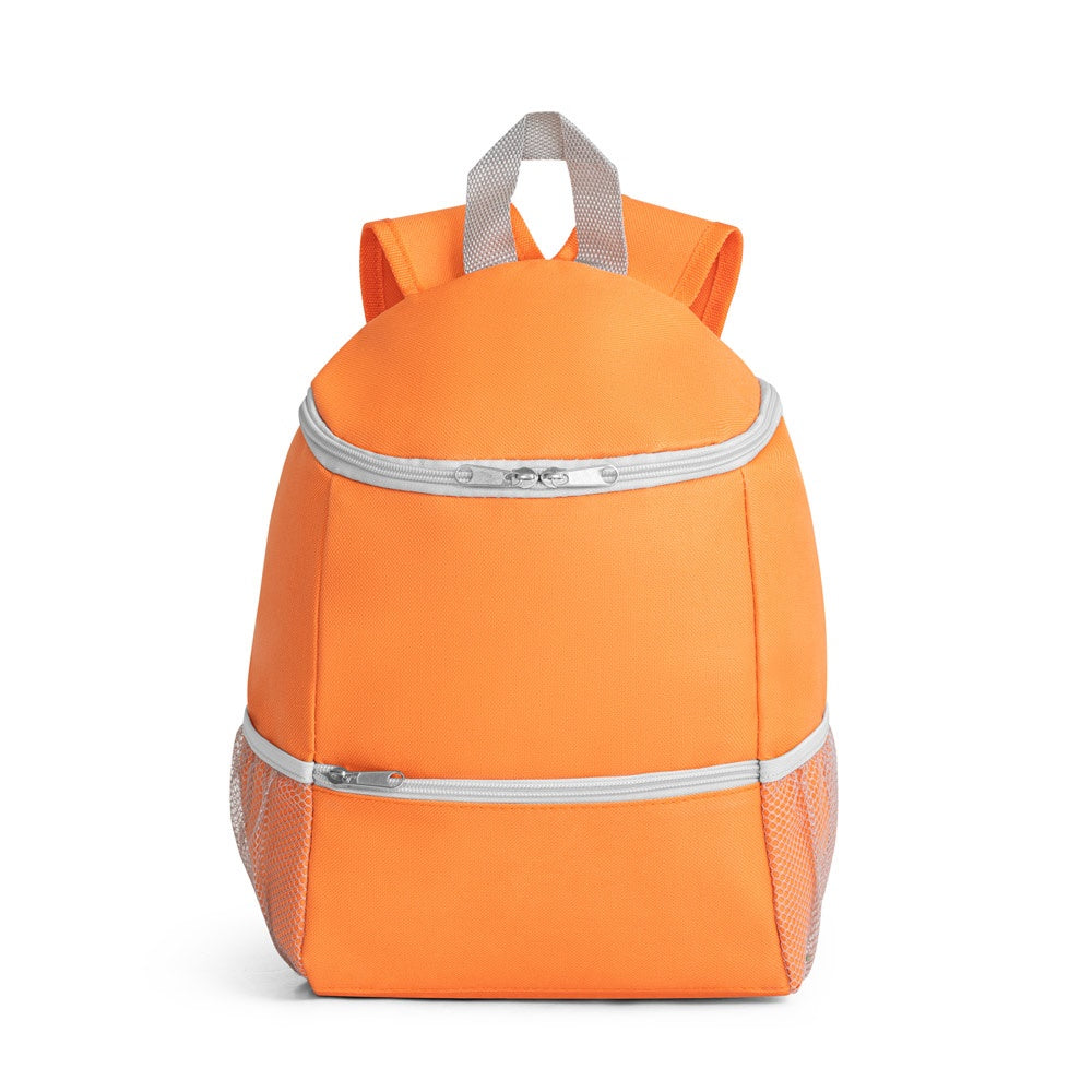 JAIPUR promotional cooler bag in orange (detail view) with custom logo branding