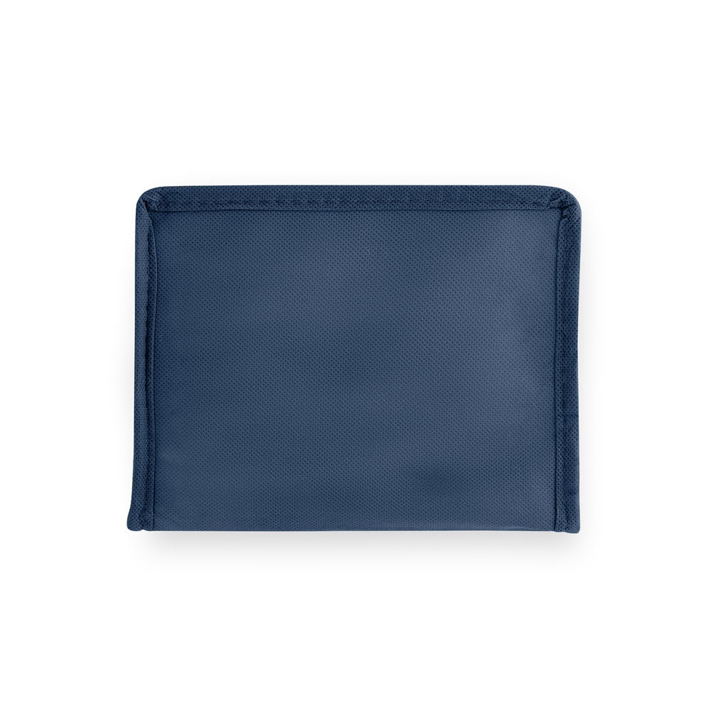 IZMIR promotional cooler bag in blue (detail view) with custom logo branding