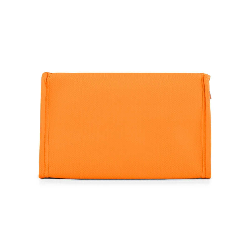 IZMIR promotional cooler bag in orange (detail view) with custom logo branding