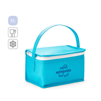 IZMIR promotional cooler bag (complete set view) with custom logo branding