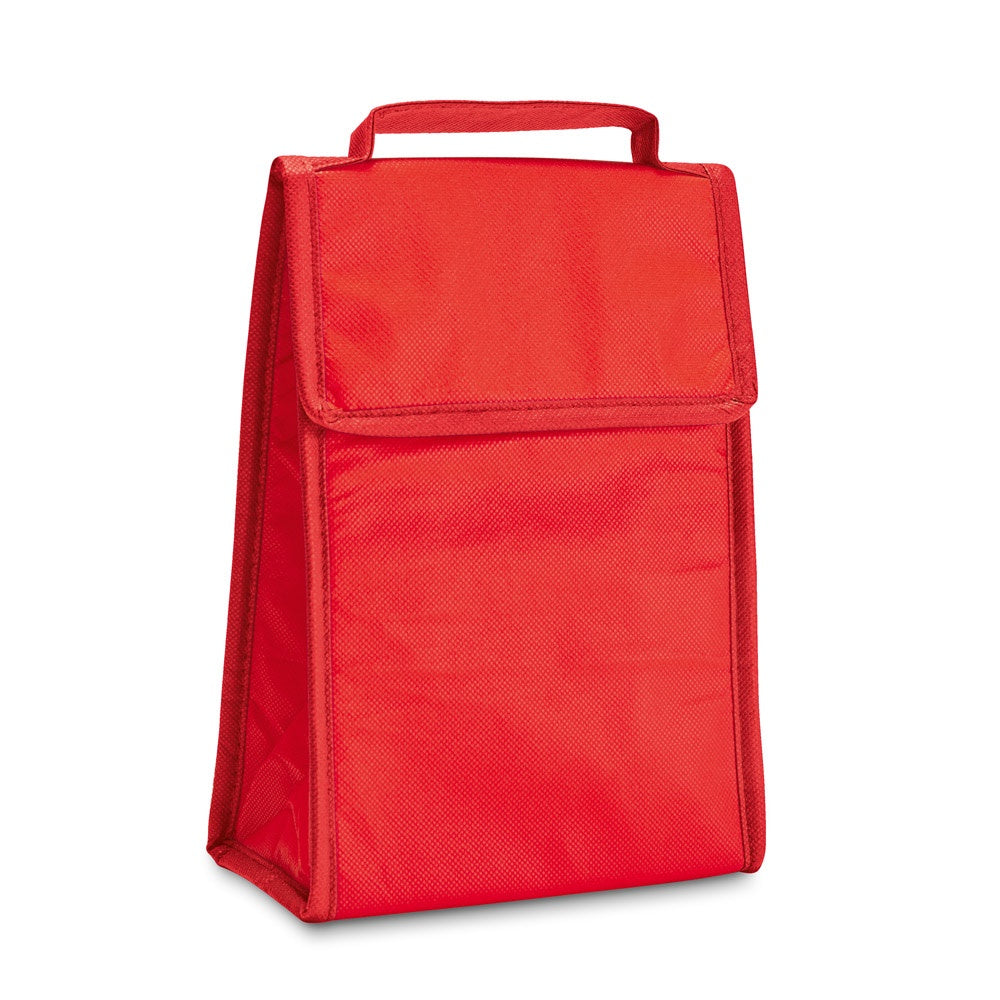 OSAKA promotional cooler bag in red with custom logo branding
