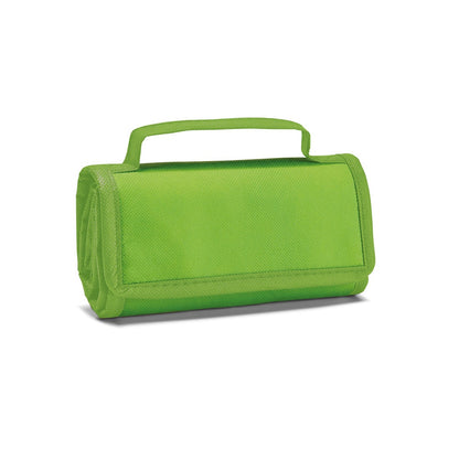 OSAKA promotional cooler bag in light green (detail view) with custom logo branding