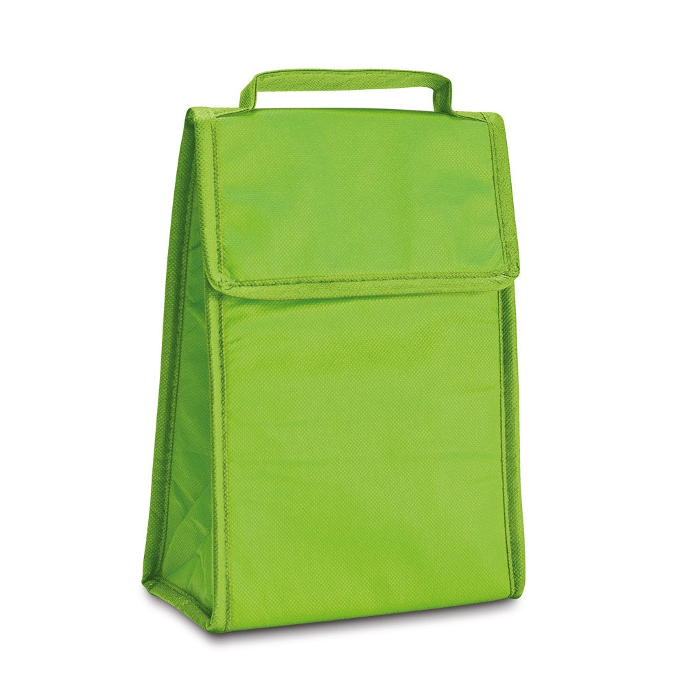 OSAKA promotional cooler bag in light green with custom logo branding