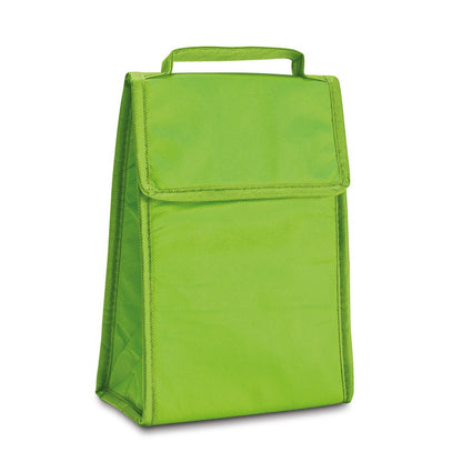OSAKA promotional cooler bag in light green with custom logo branding