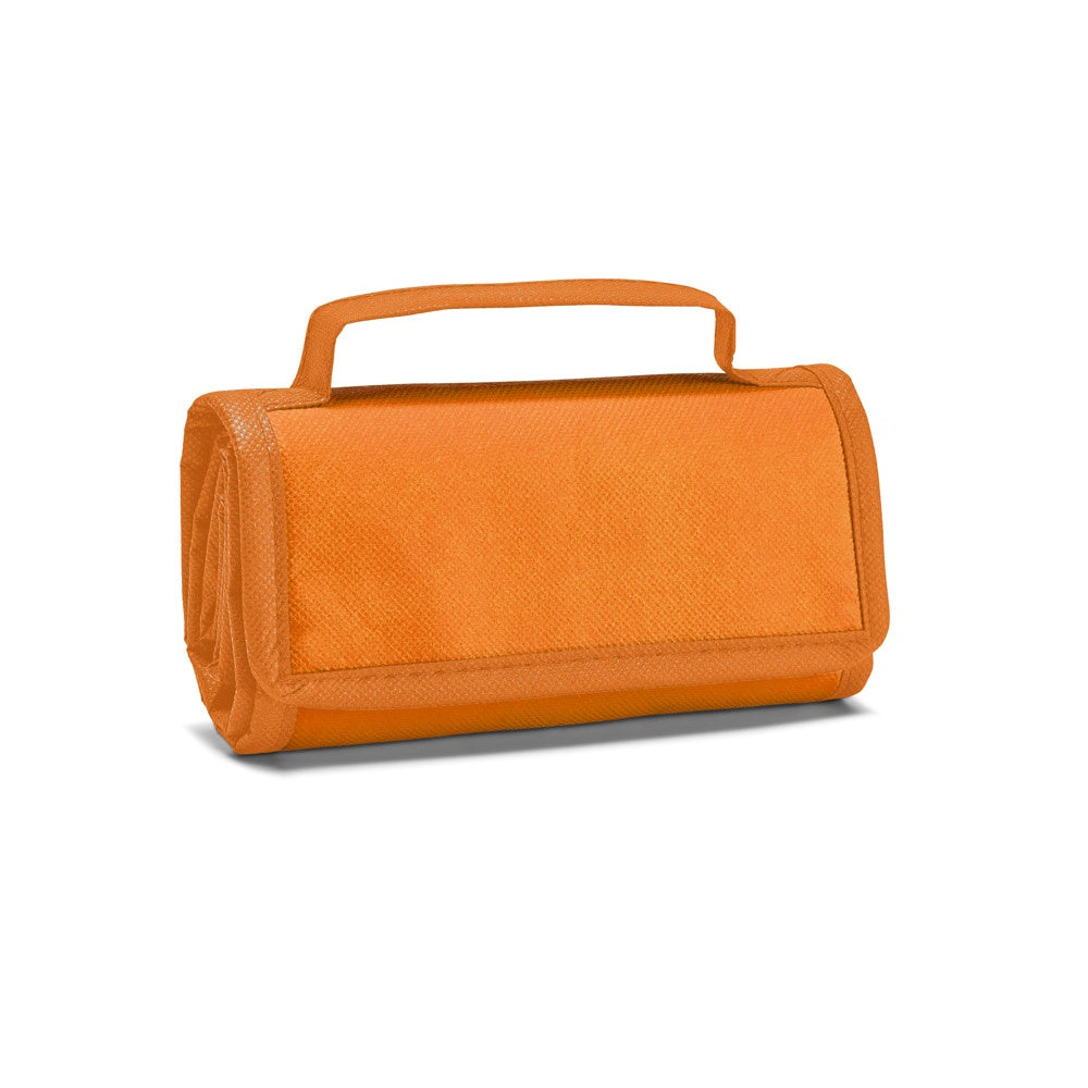 OSAKA promotional cooler bag in orange (detail view) with custom logo branding