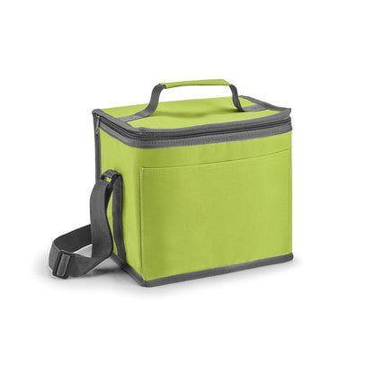 SINGAPORE promotional cooler bag in light green with custom logo branding