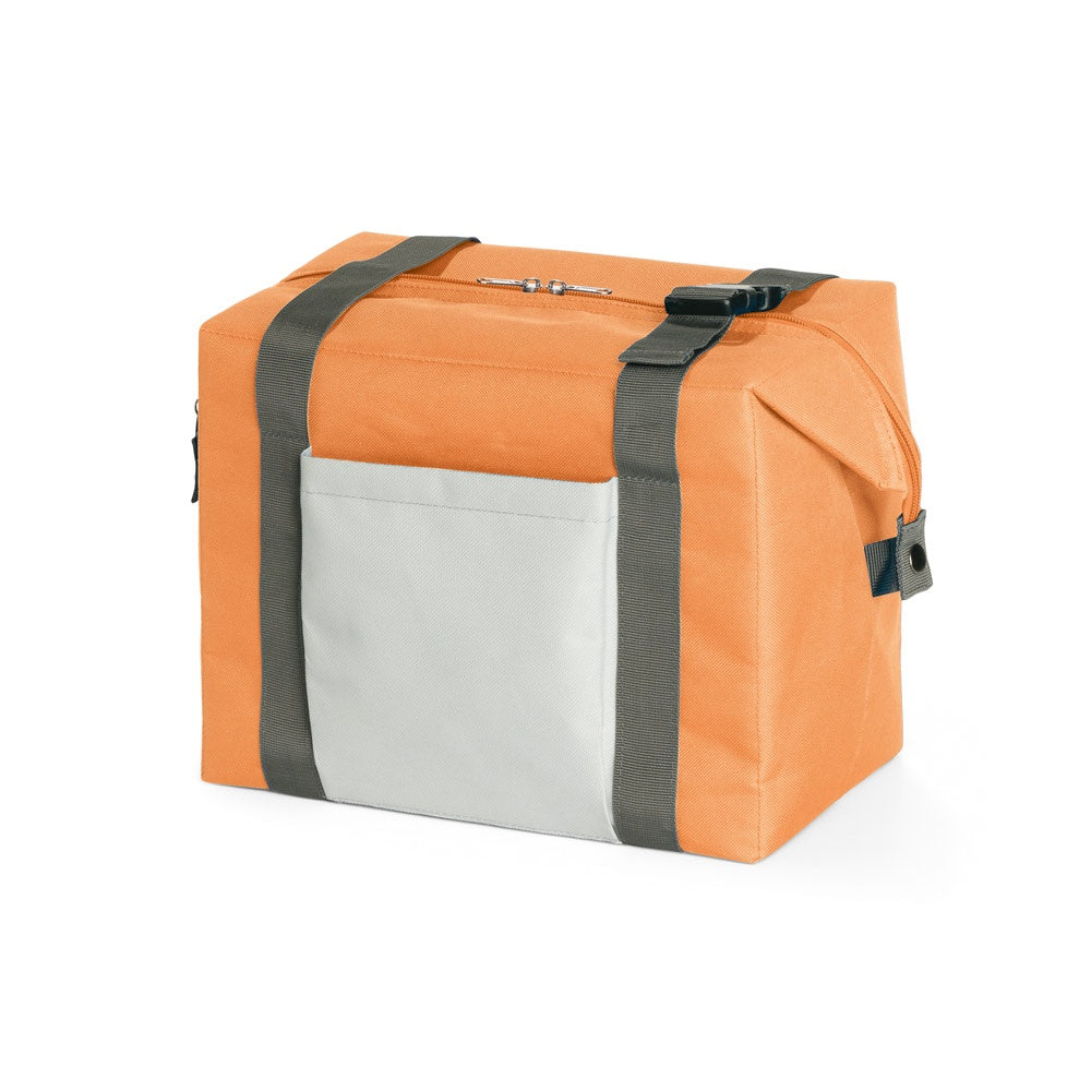PHILADEL promotional cooler bag in orange with custom logo branding