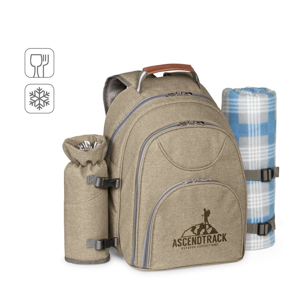 VILLA promotional picnic item (complete set view) with custom logo branding