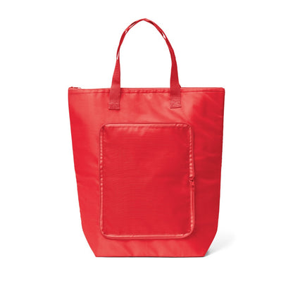 MAYFAIR promotional cooler bag in red with custom logo branding