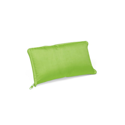 MAYFAIR promotional cooler bag in light green (detail view) with custom logo branding