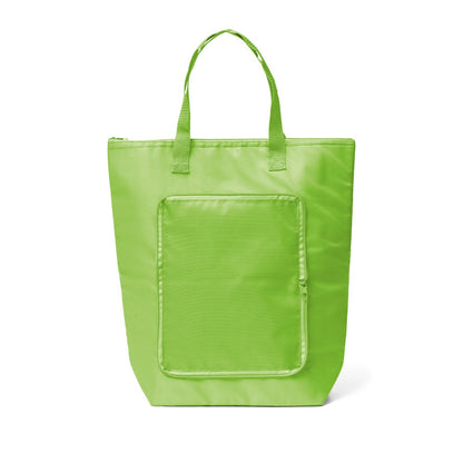 MAYFAIR promotional cooler bag in light green with custom logo branding