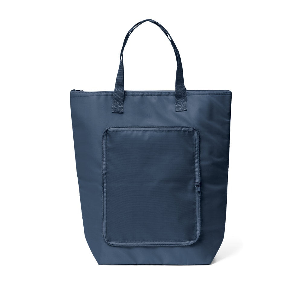 MAYFAIR promotional cooler bag in navy blue with custom logo branding