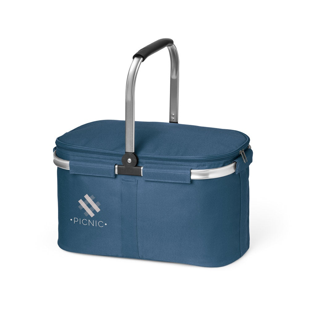 BASKIT promotional picnic item in blue with custom logo branding