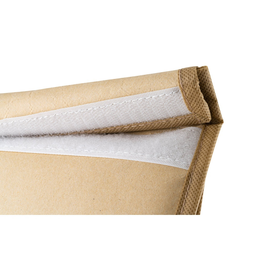 YORK promotional cooler bag in natural (detail view) with custom logo branding