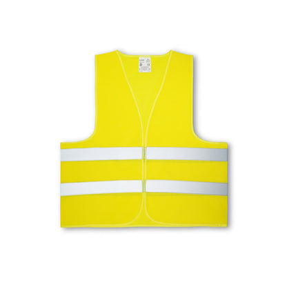 YELLOWSTONE promotional hi-vis safety item in yellow with custom logo branding