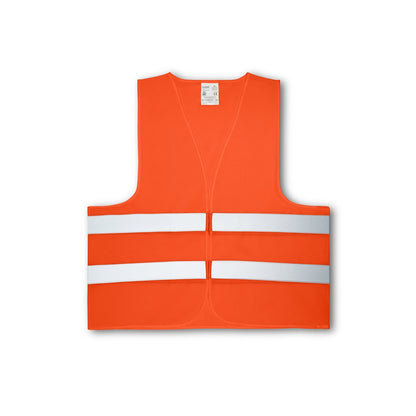 YELLOWSTONE promotional hi-vis safety item in orange with custom logo branding