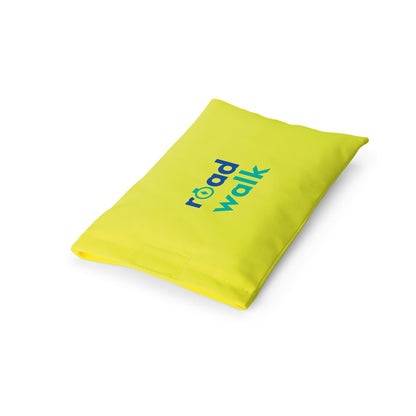 ROGER promotional hi-vis safety item in yellow with custom logo branding
