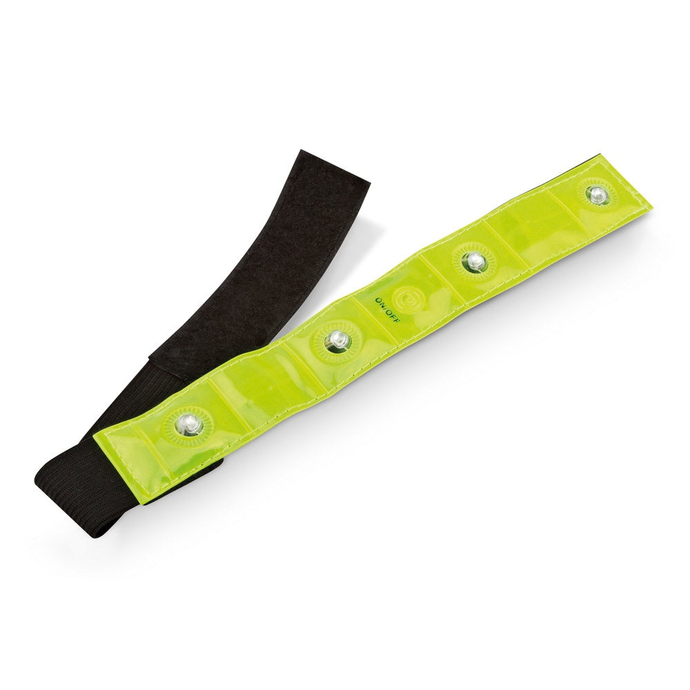 VISIBLE promotional hi-vis safety item in yellow (detail view) with custom logo branding
