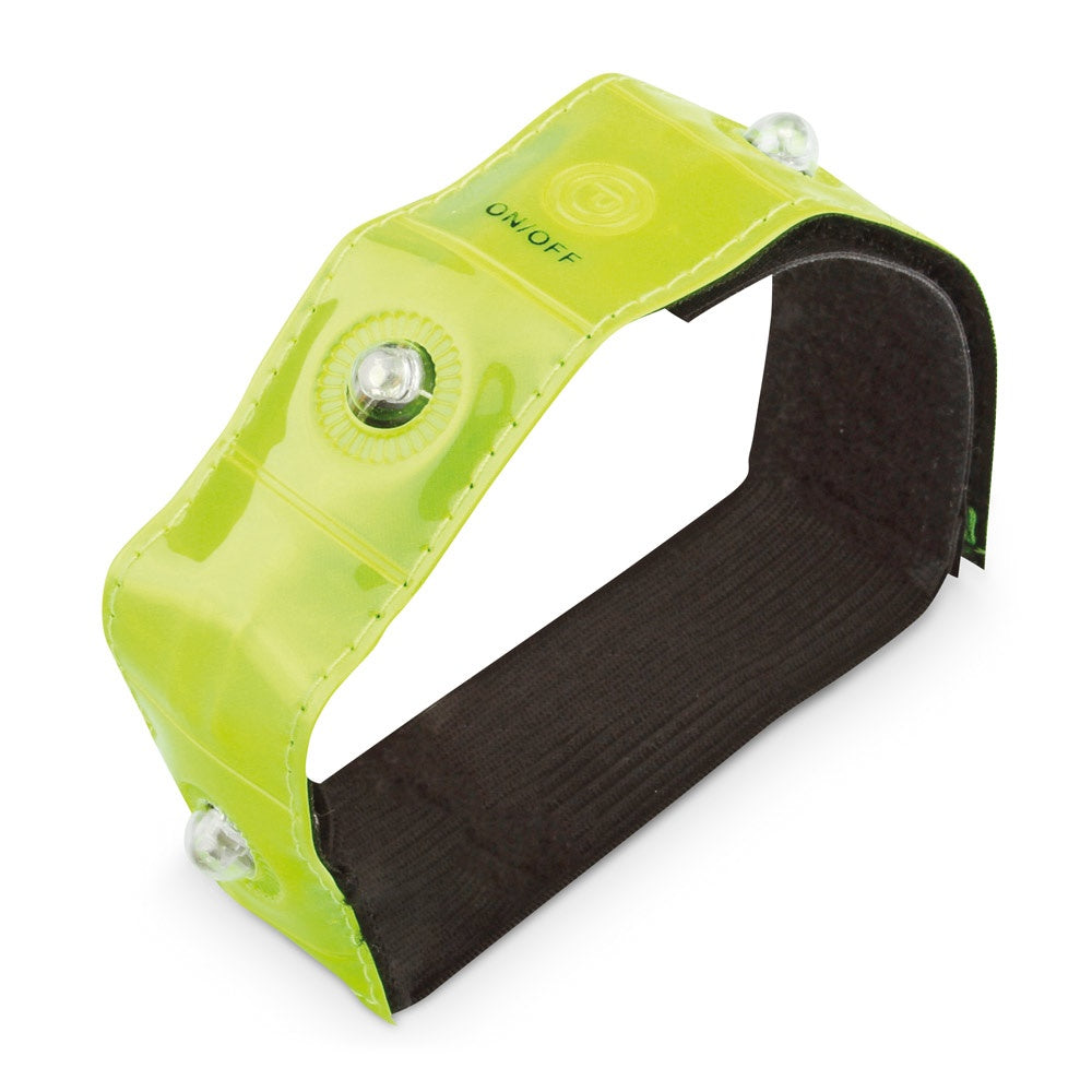 VISIBLE promotional hi-vis safety item in yellow (detail view) with custom logo branding