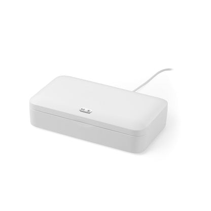 BACTOUT promotional personal care item in white with custom logo branding