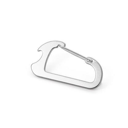 CLOSE promotional event giveaway in silver with custom logo branding