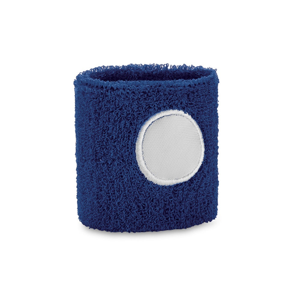 KOV promotional apparel accessory in blue with custom logo branding