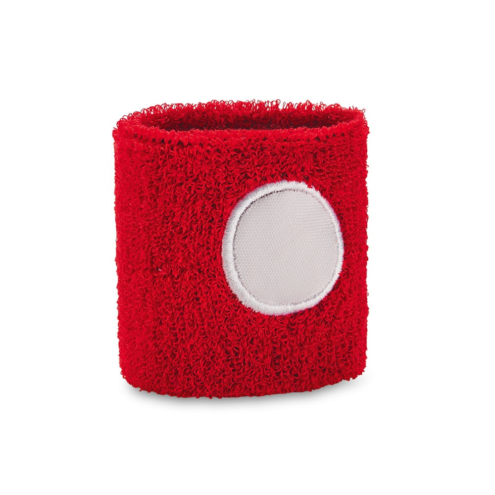 KOV promotional apparel accessory in red with custom logo branding