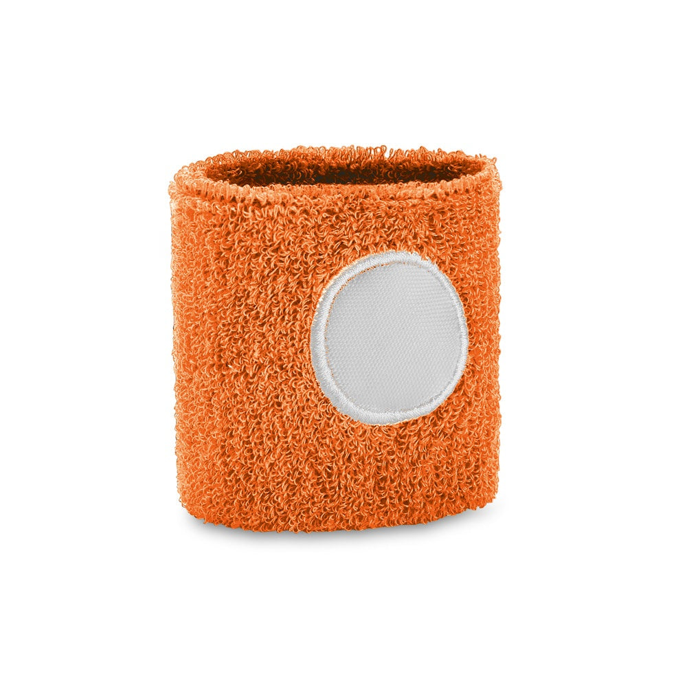 KOV promotional apparel accessory in orange with custom logo branding