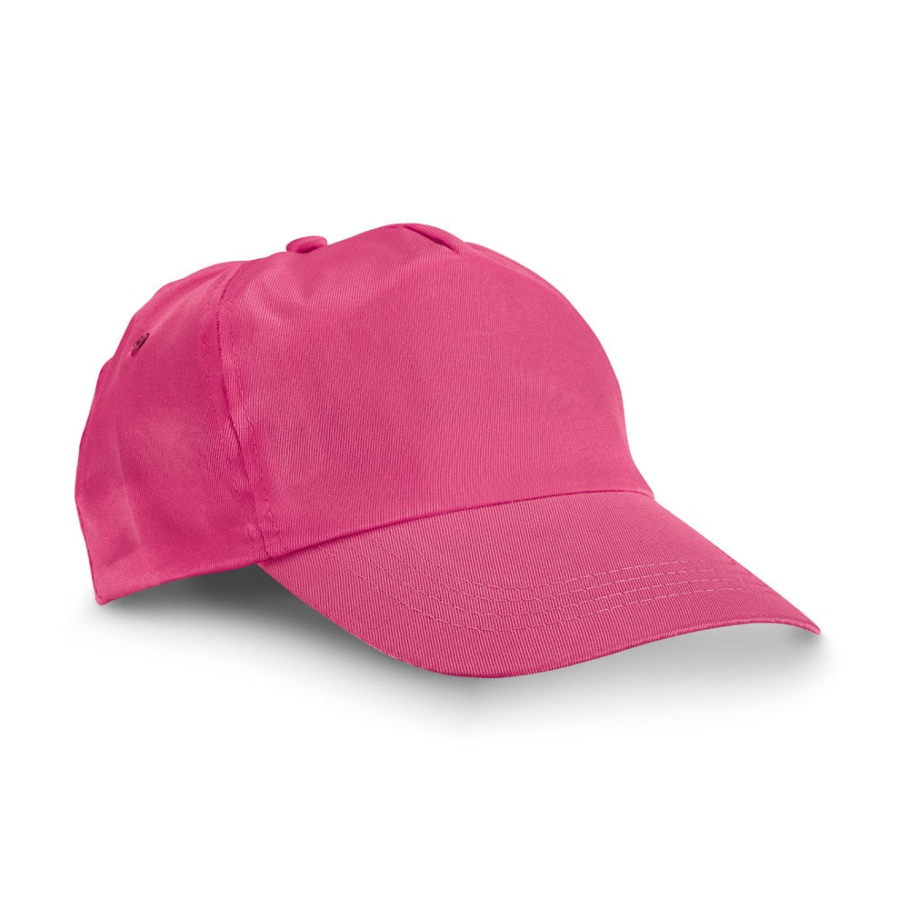 RUFAI promotional cap in pink with custom logo branding