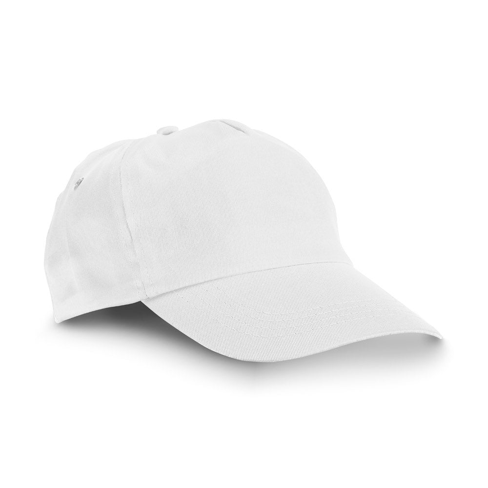 RUFAI promotional cap in white with custom logo branding