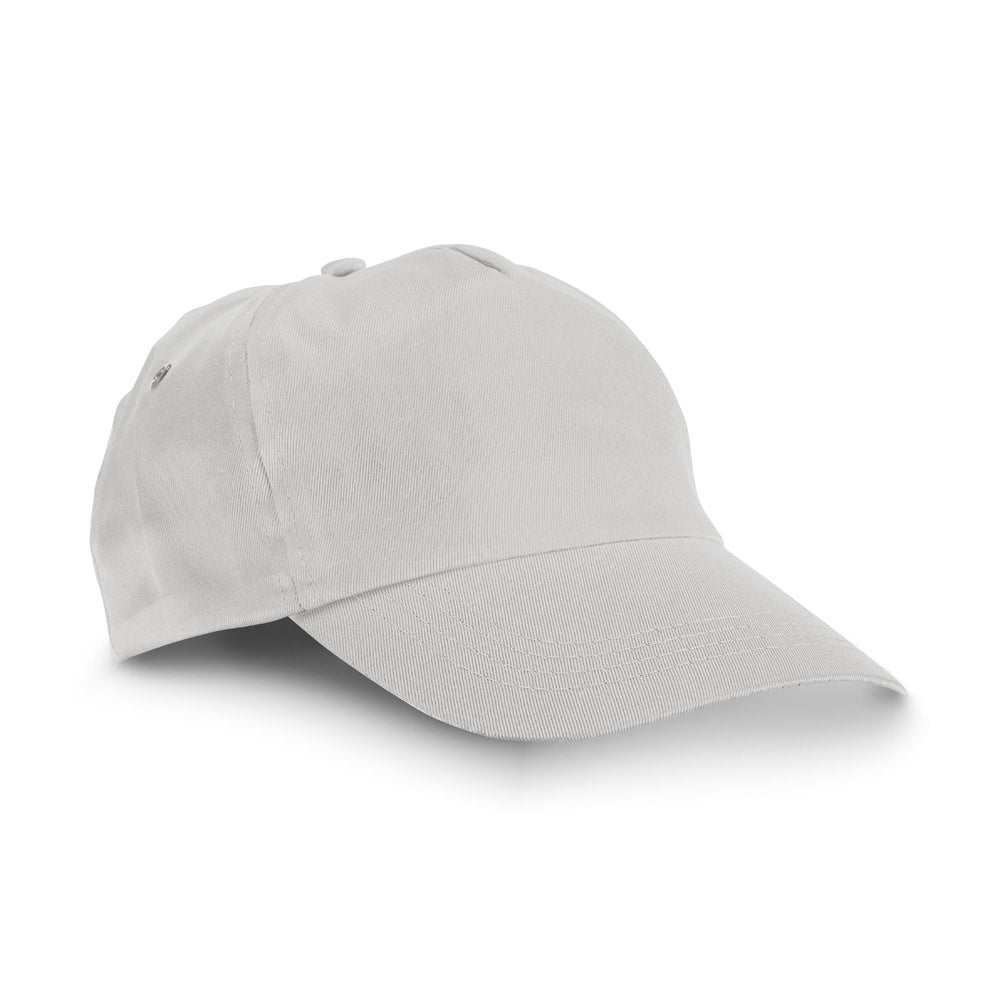 RUFAI promotional cap in light grey with custom logo branding