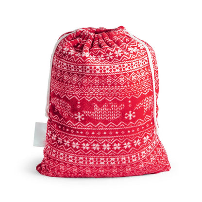 LAPONIA promotional home textile in red with custom logo branding