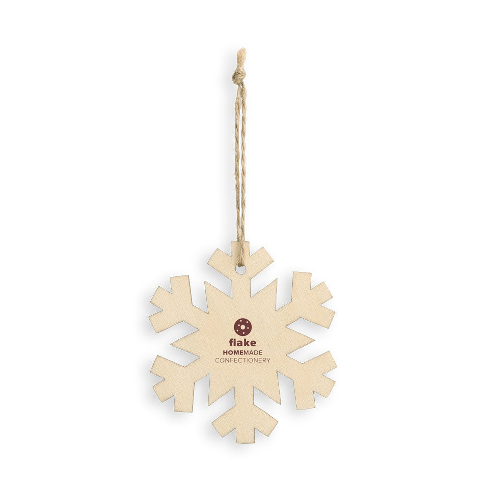 FLAKE promotional home accessory in light natural with custom logo branding
