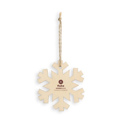 FLAKE promotional home accessory in light natural with custom logo branding