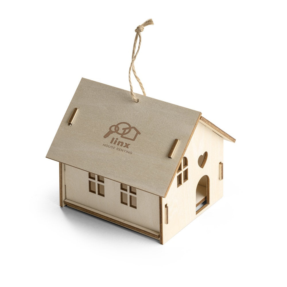 LYNX promotional home accessory in light natural with custom logo branding
